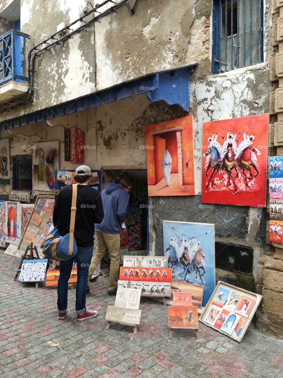 People, Street, City, Graffiti, Town
