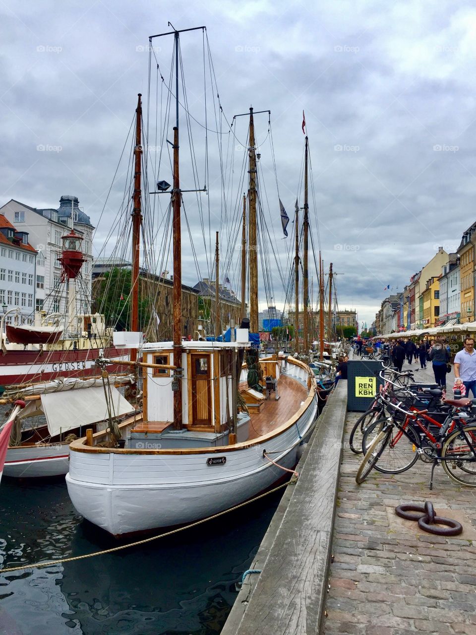 Boat by the harbour