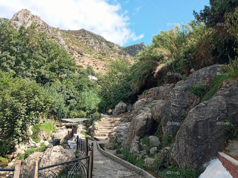 Parc nature in chefchaouen city of morocco