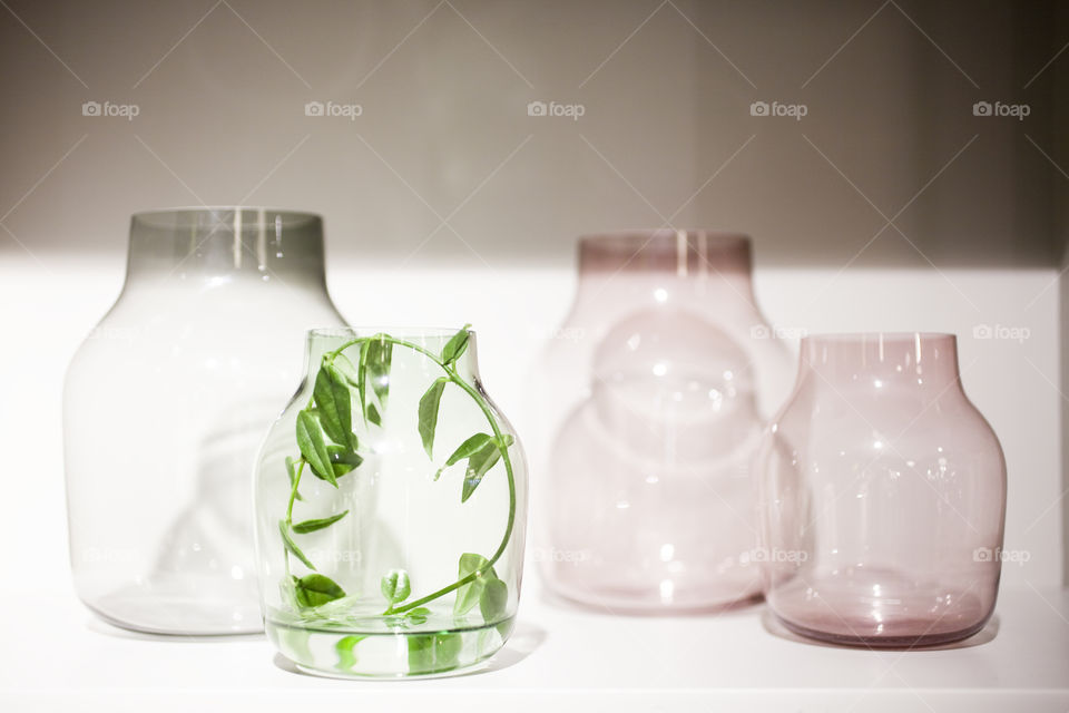 Glass vases