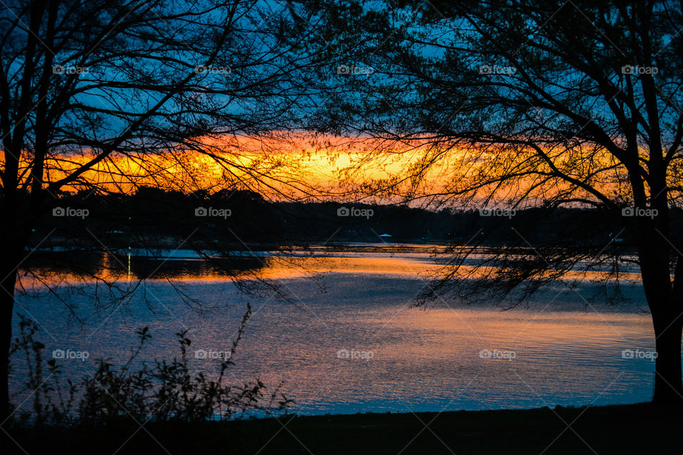 Beautiful Lake Sunset
