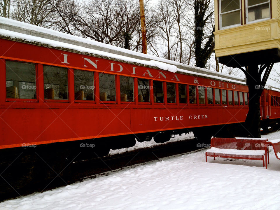 RED LOCOMOTIVE