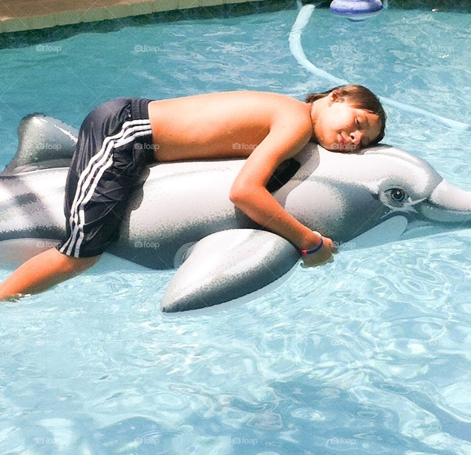 Sleeping with the dolphins
