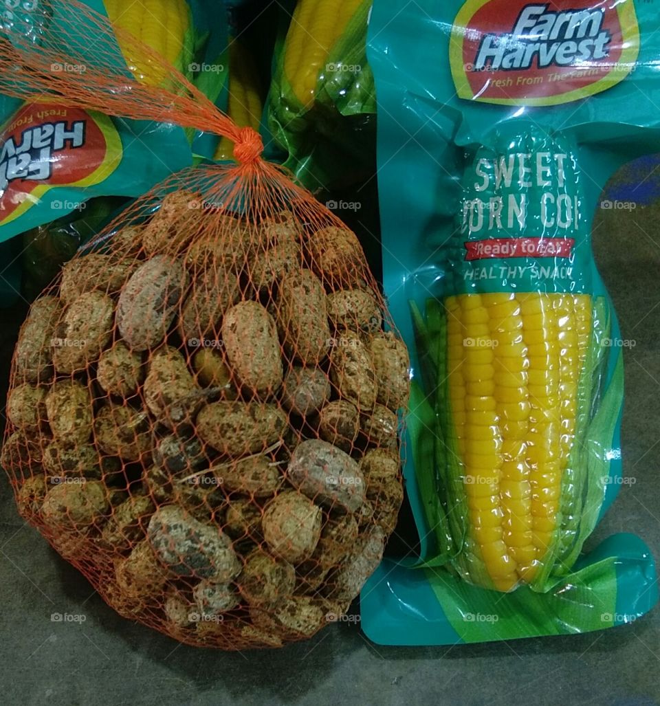 Groundnut and Sweet corn
