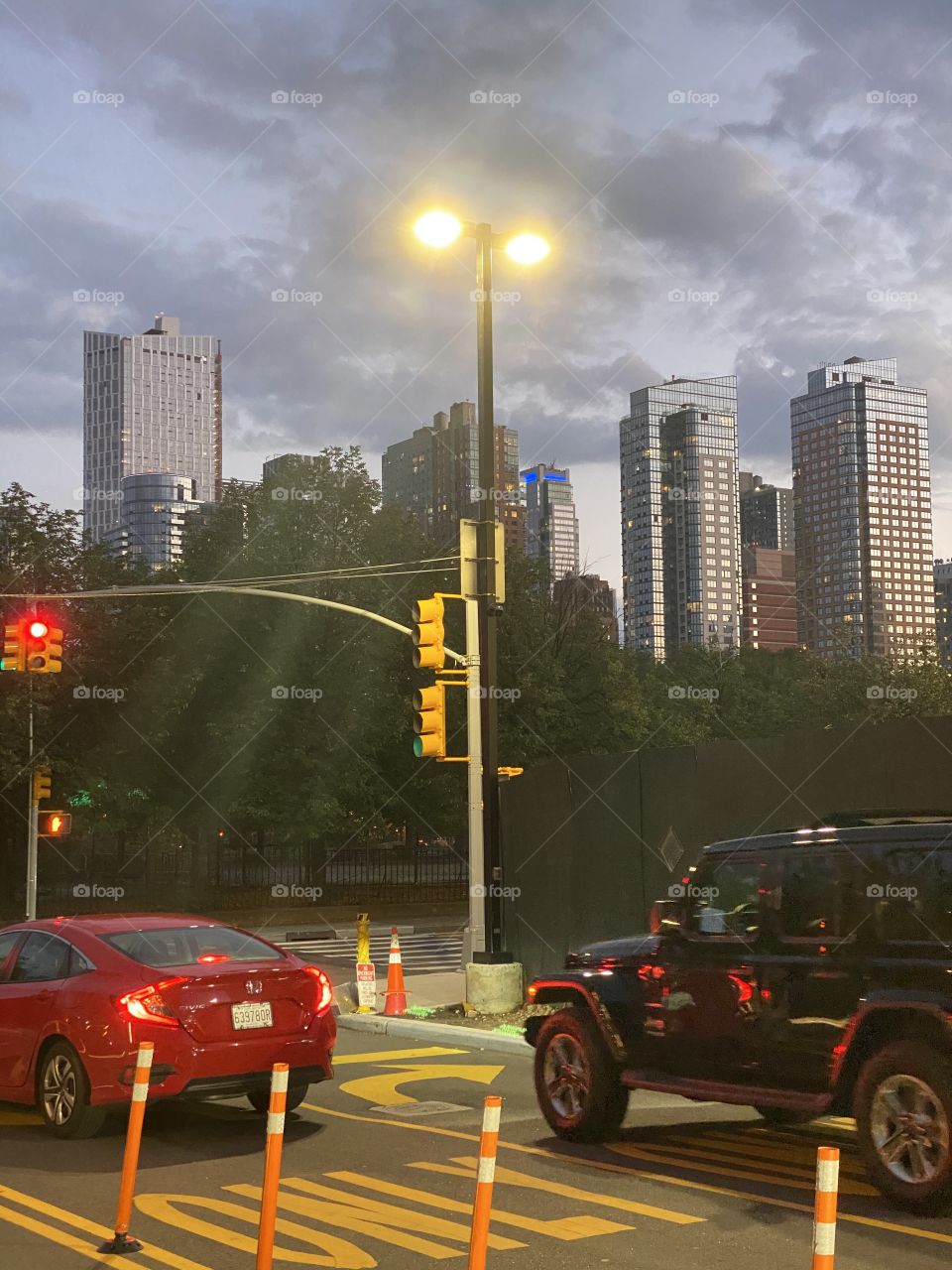 Nighttime in Brooklyn 