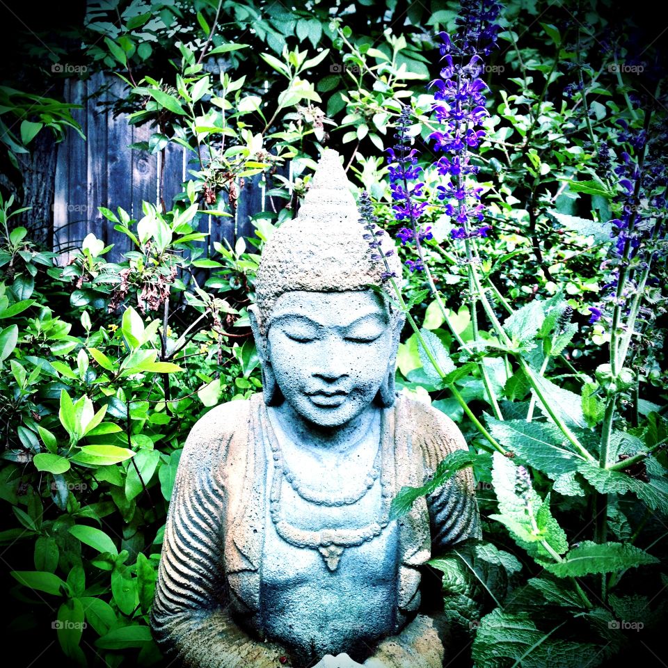 Buddha in the garden