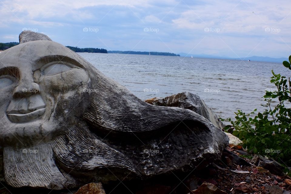 Sculpture on Lake Champlain 