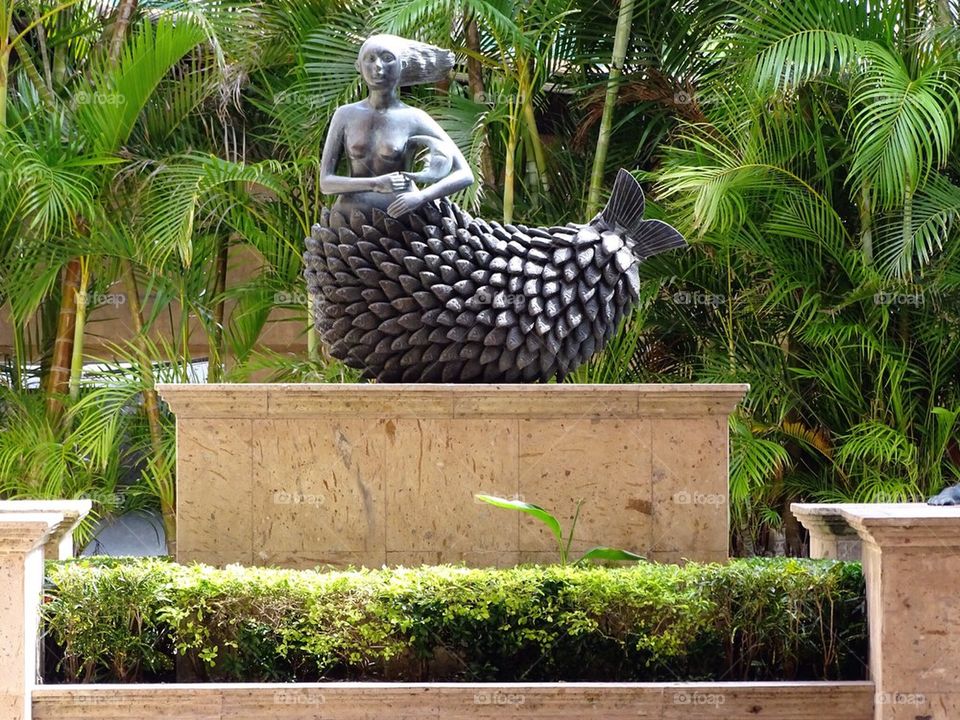 Mermaid statue
