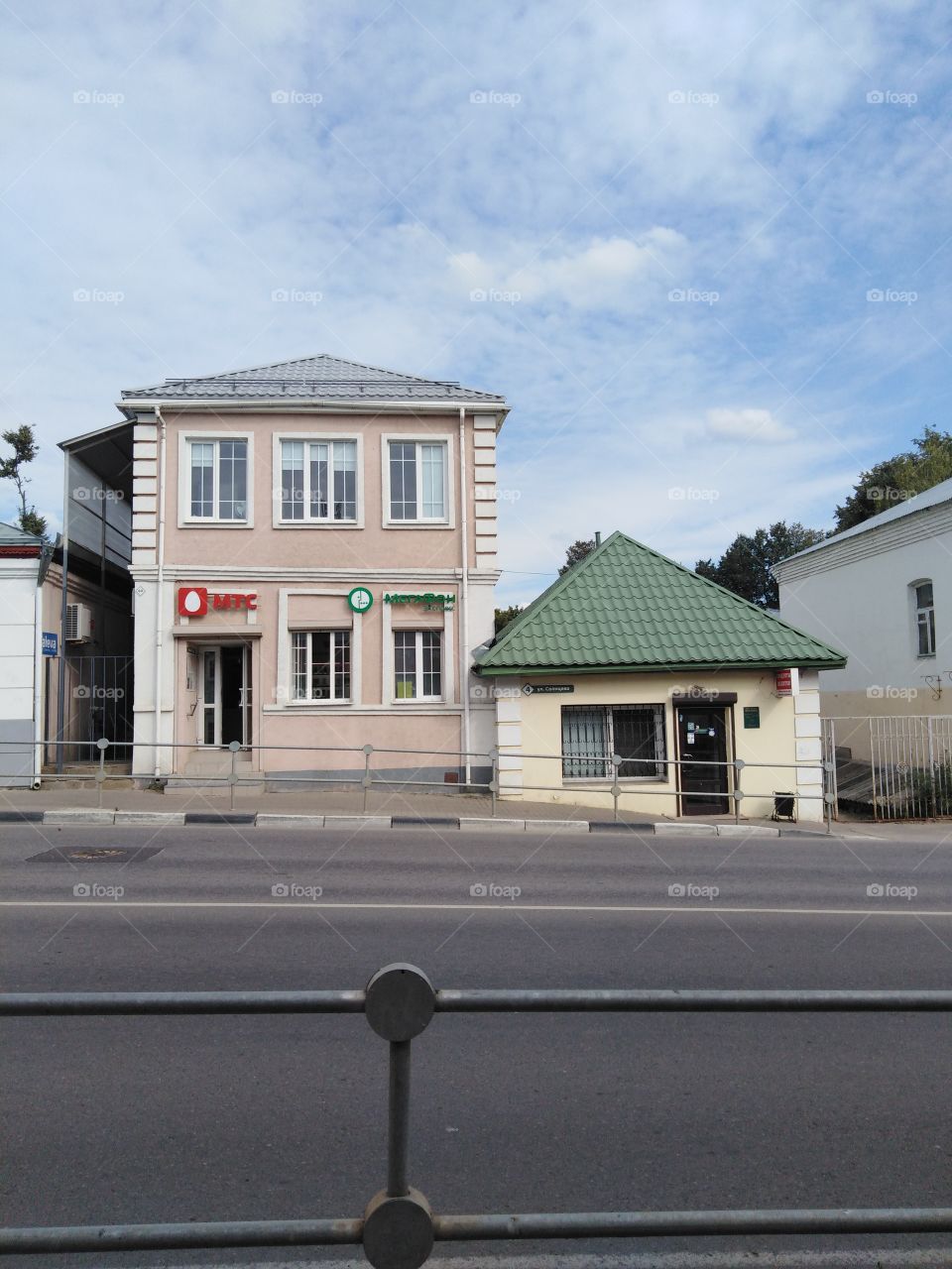 Здания  в городе