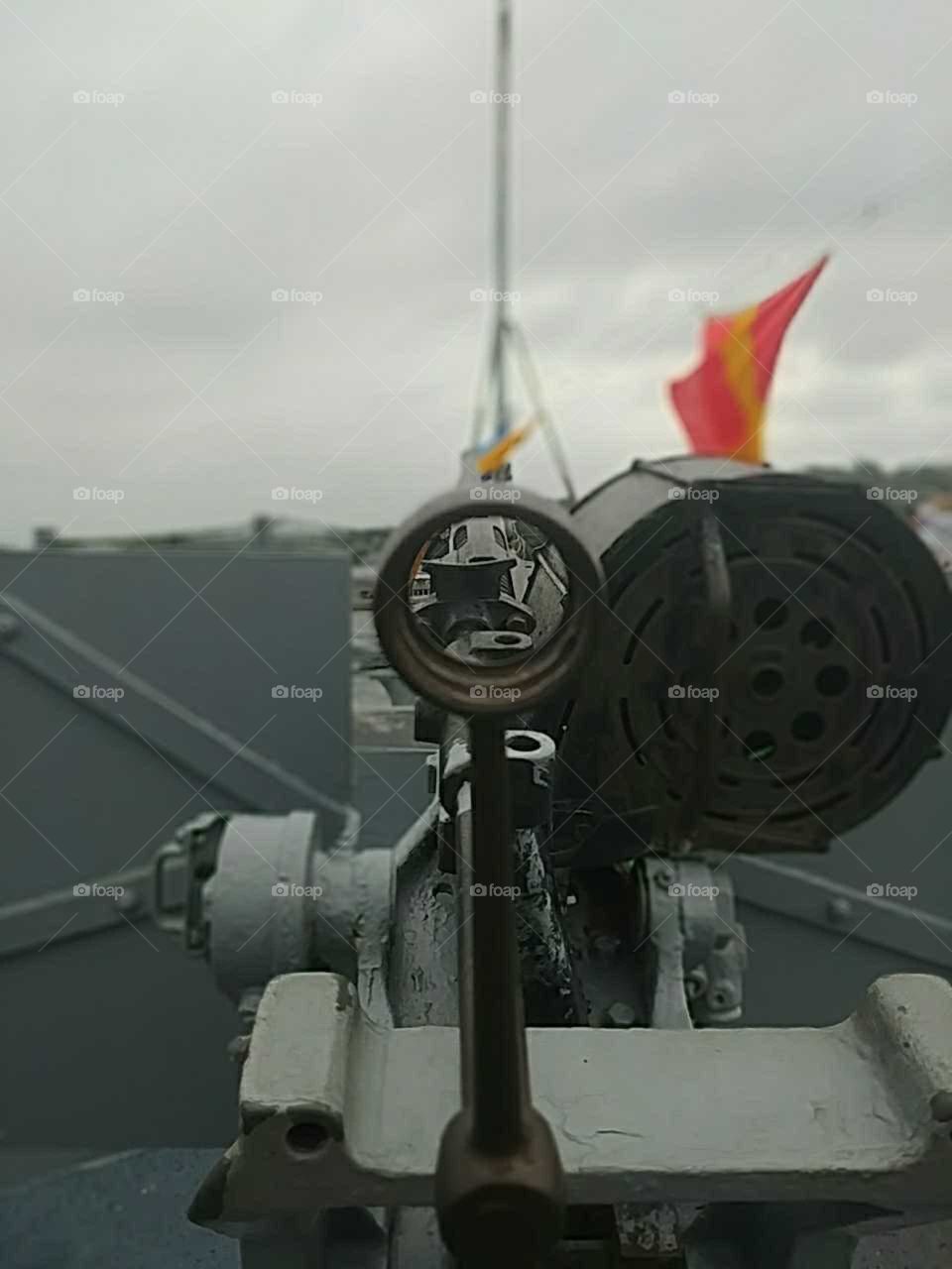 lookout scope on a battleship