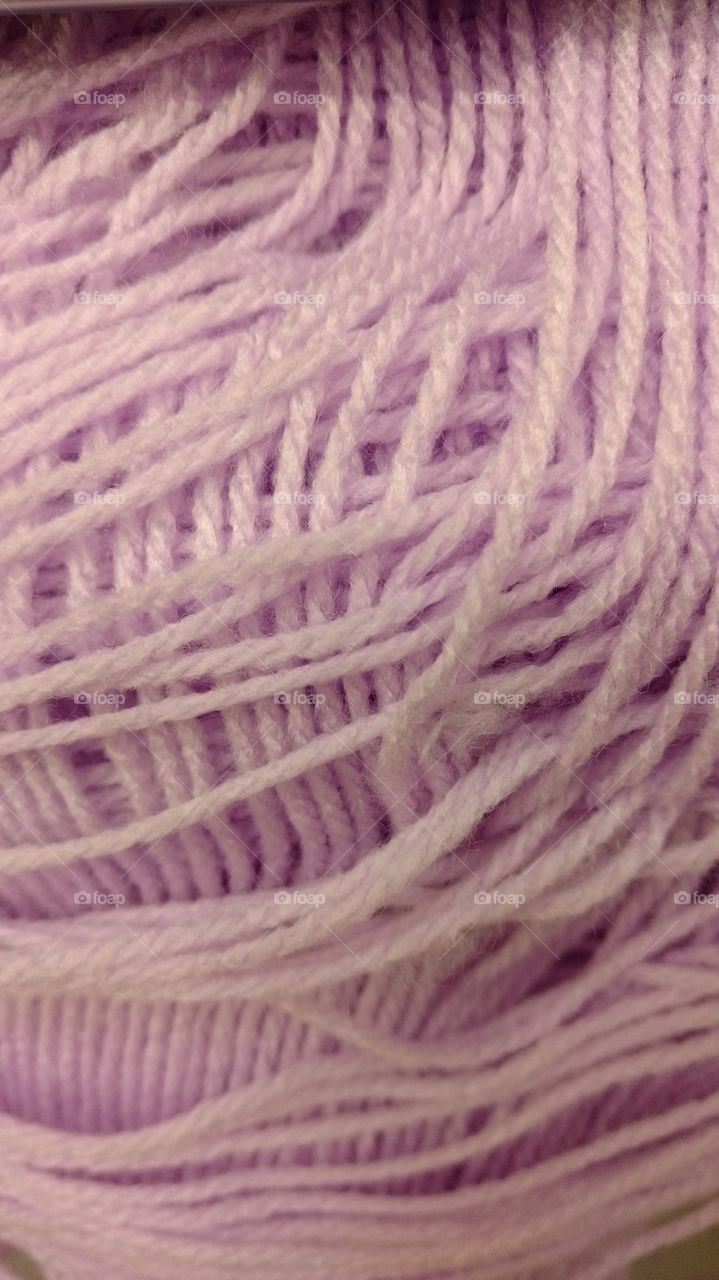 purple yarn