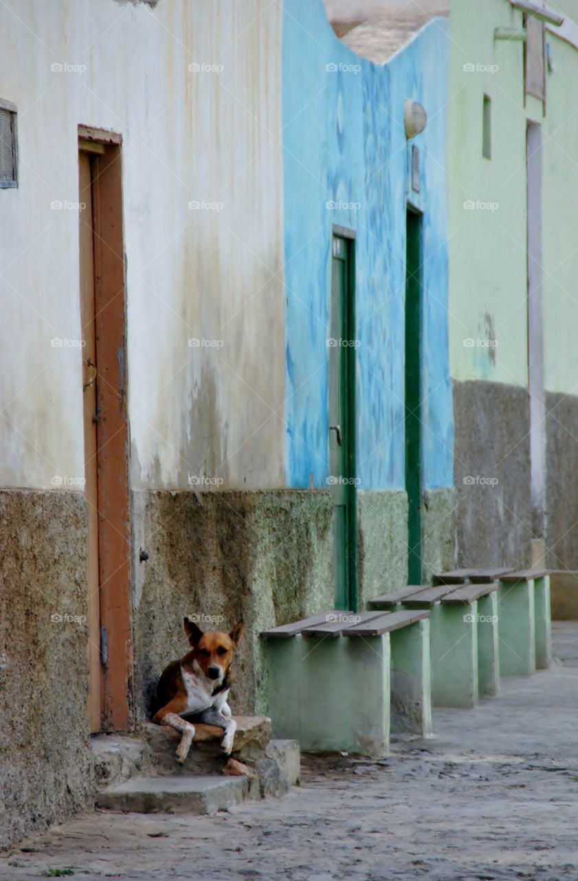 Street view in Cape Verde