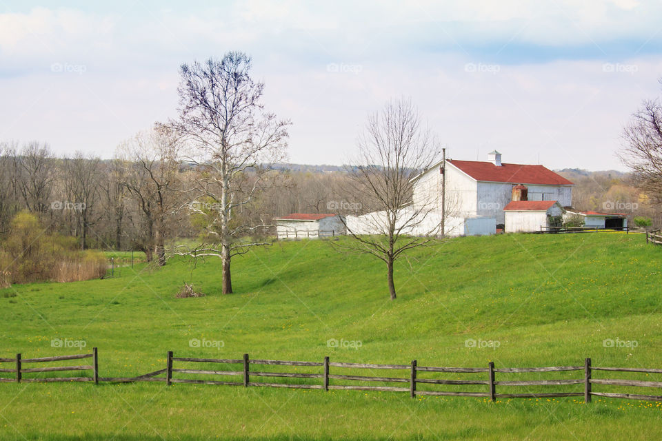 White Barn in  North Royalton, Ohio