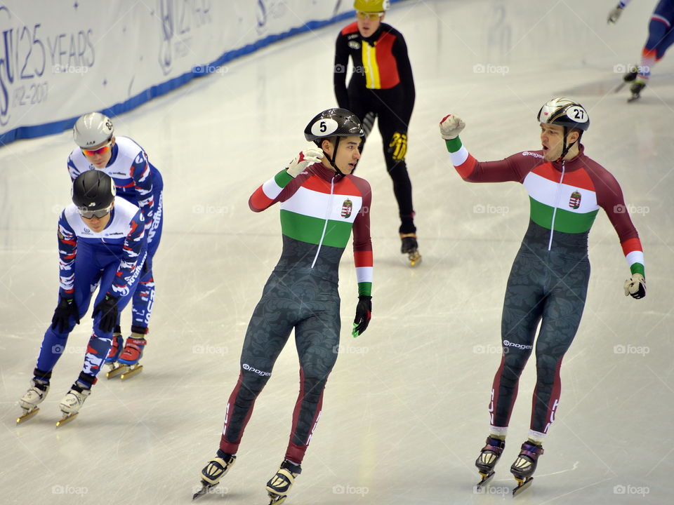 14 January 2017 European Short Track Speed Skating Championships in Turin