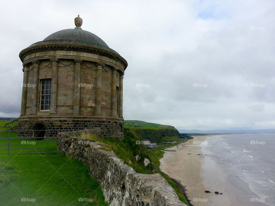 Mussenden Temple on the Cliff