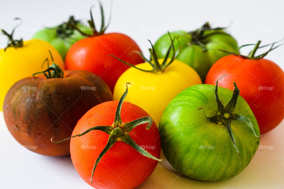 Multicolor tomatoes 