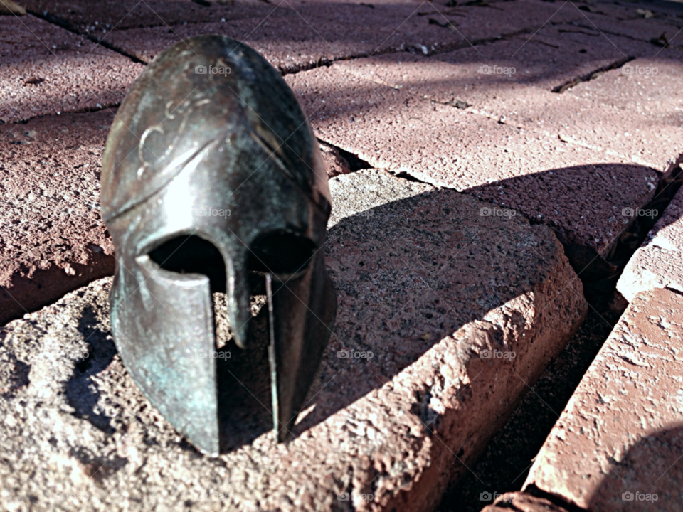 helmet greece ancient war by threeboydad
