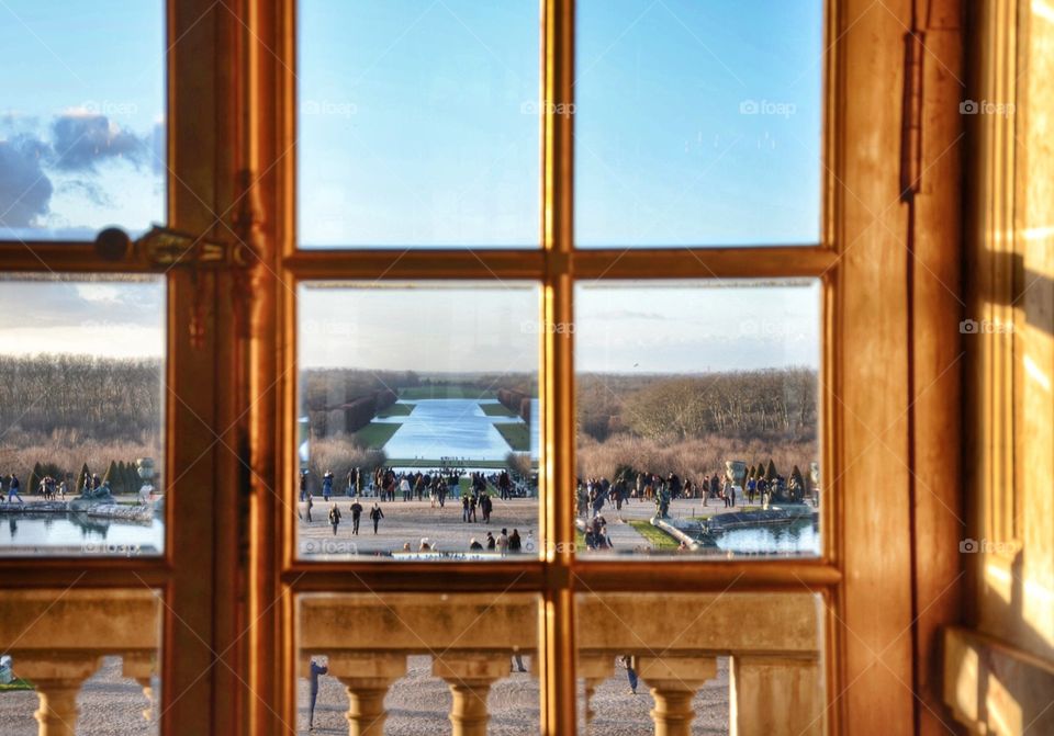 View window at Versailles