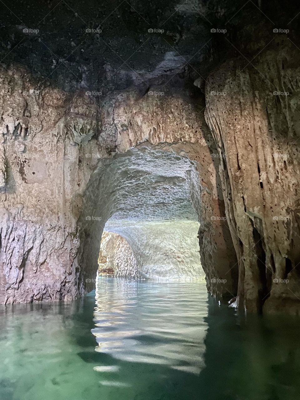 A passage in an underground cenote