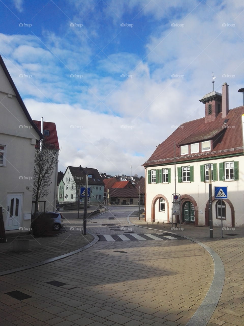 street in small German town