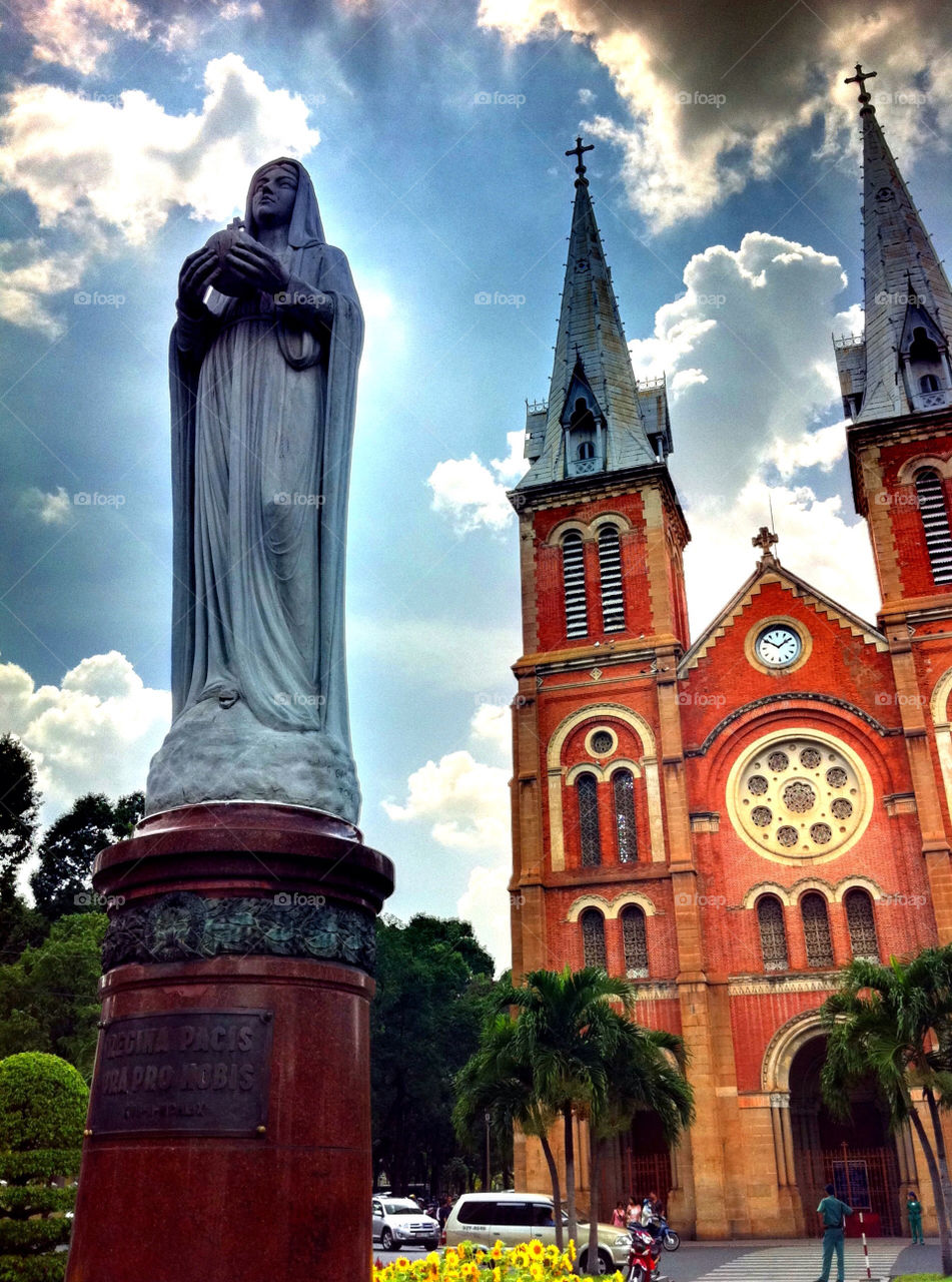 Maria of notredame in HCMC