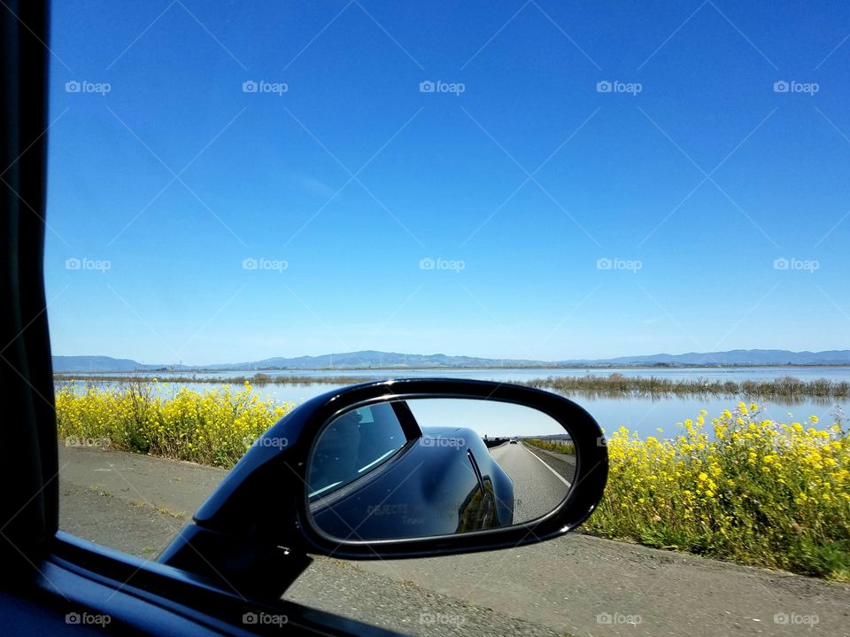 car drive mirror