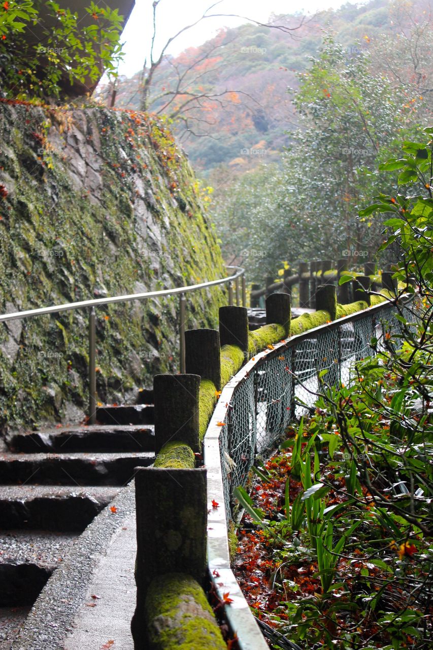 Stairs in Osaka, Japan