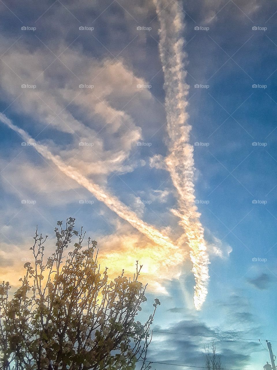 Why is there a Y in the sky?