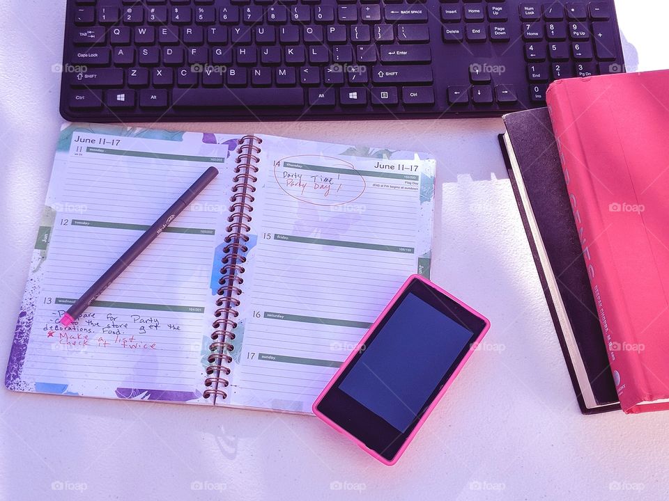 Daily Planner in Pink