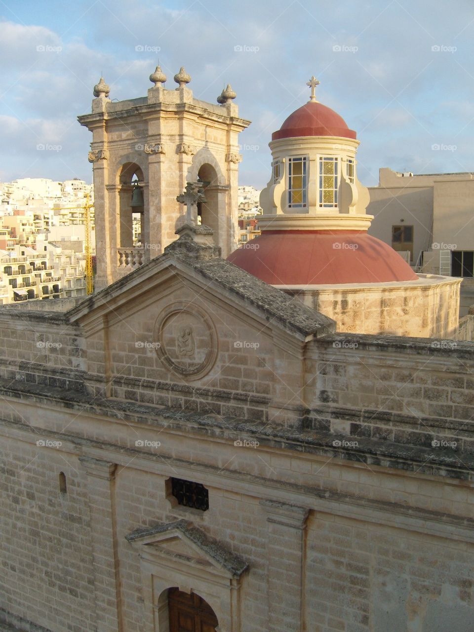 Malta churches Red dome