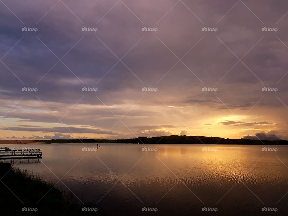 Sunset at Lagoon Imboassica - Macaé