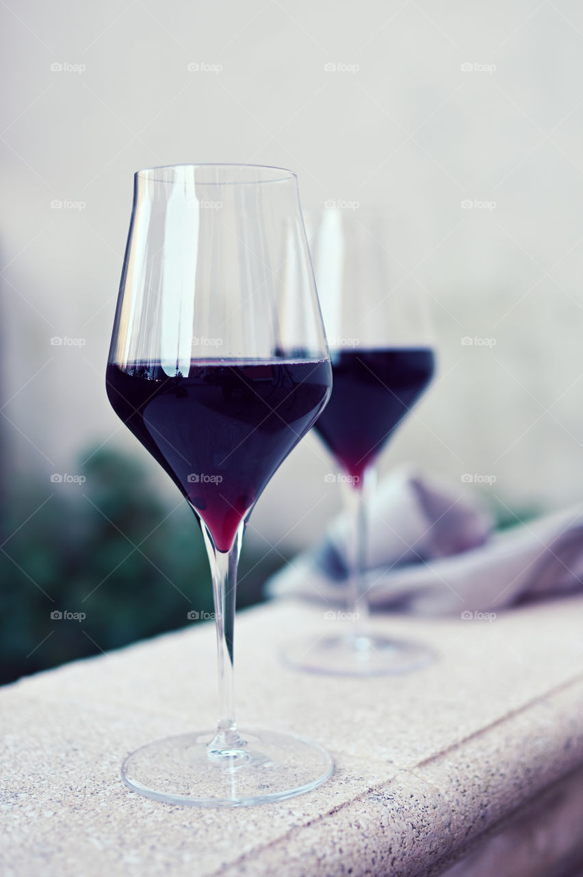 Drink a glass of red wine to ease the tensions of a day