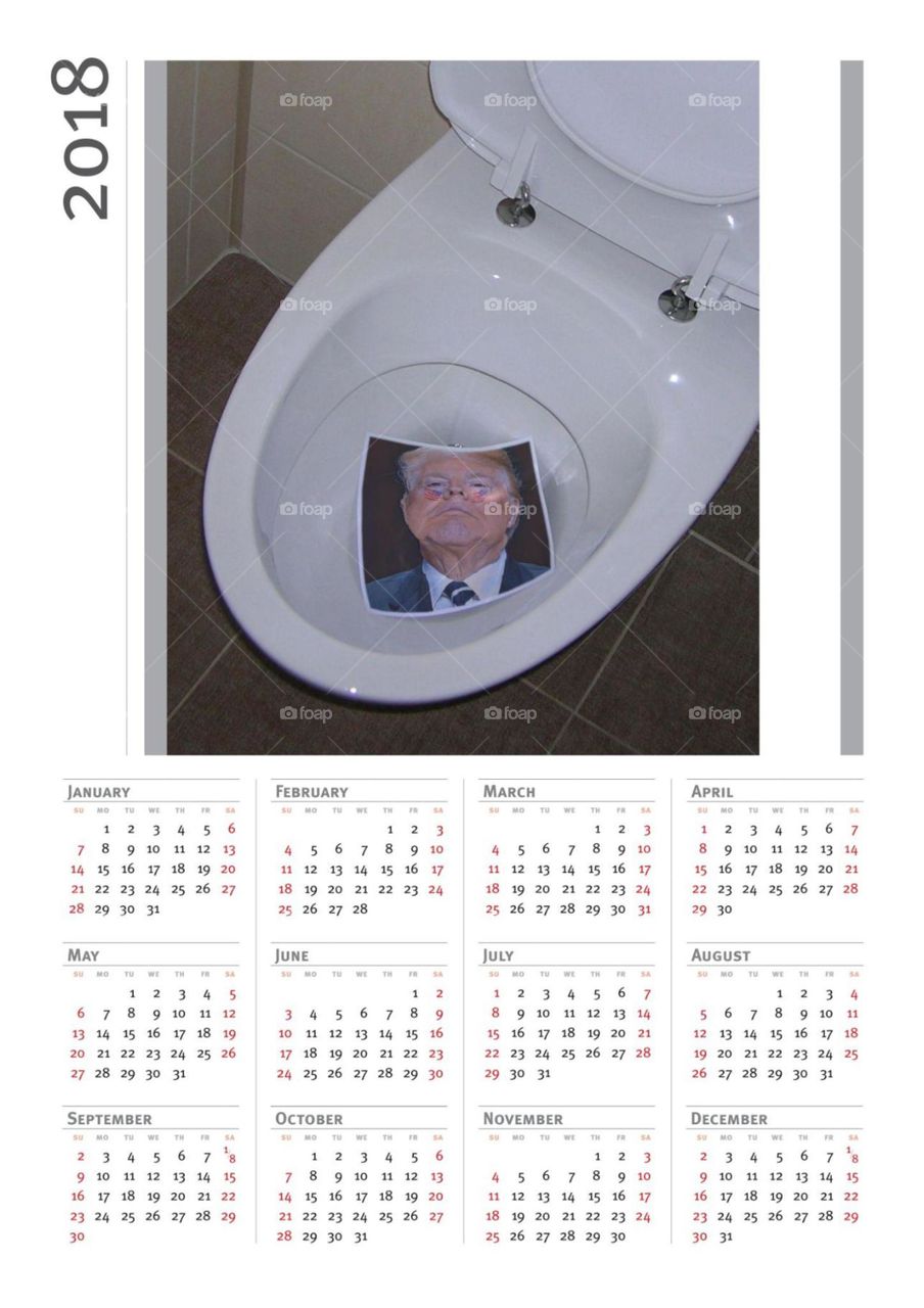 WC trump Kalender 2018