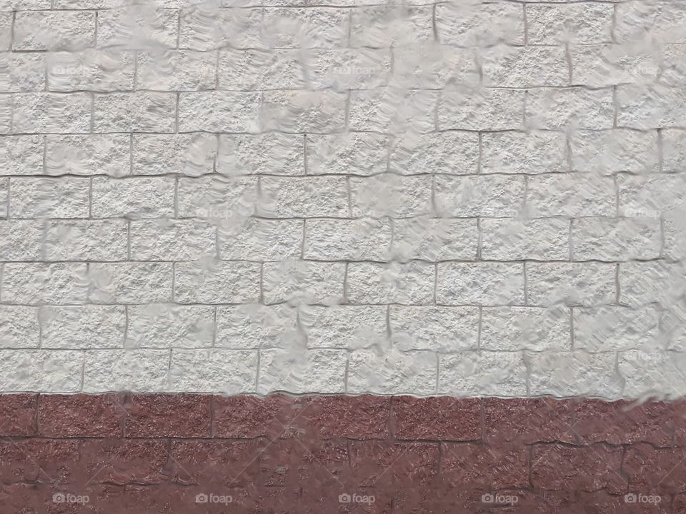Bricks in the rain
