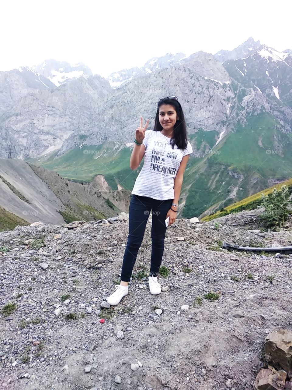 me and wild nature. mountains