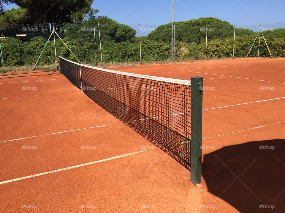 Tennis clay court 