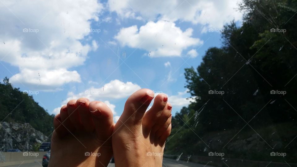 feet in the clouds