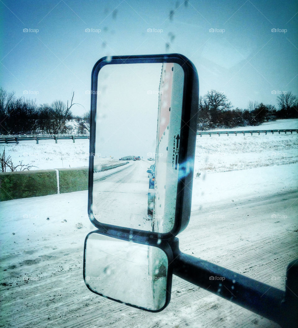 Danger ahead & behind.