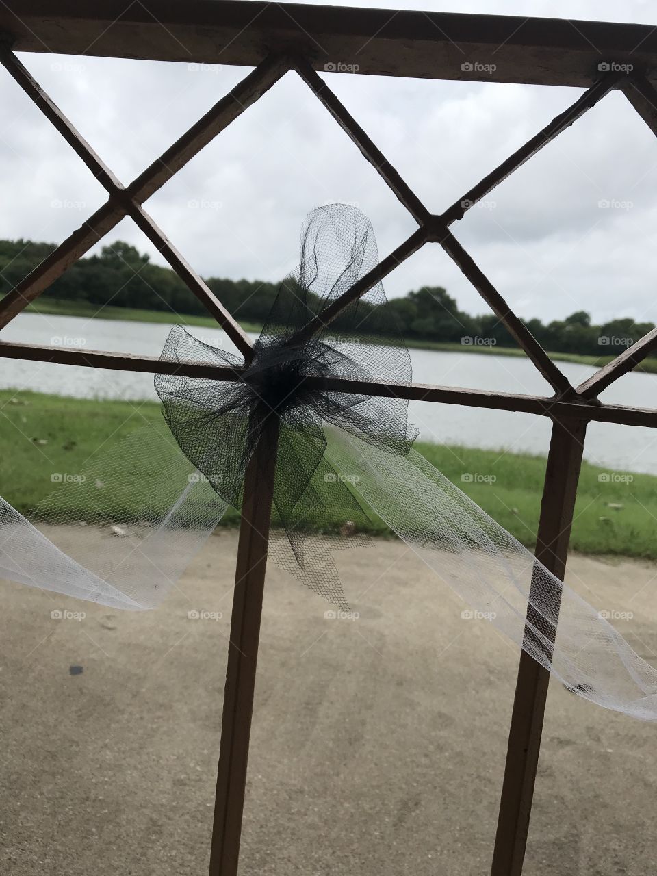Tulle in the wind