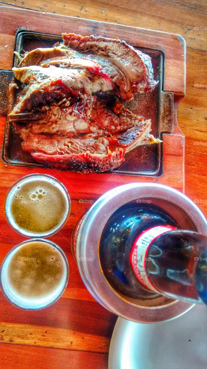 It' s soccer time beer rib