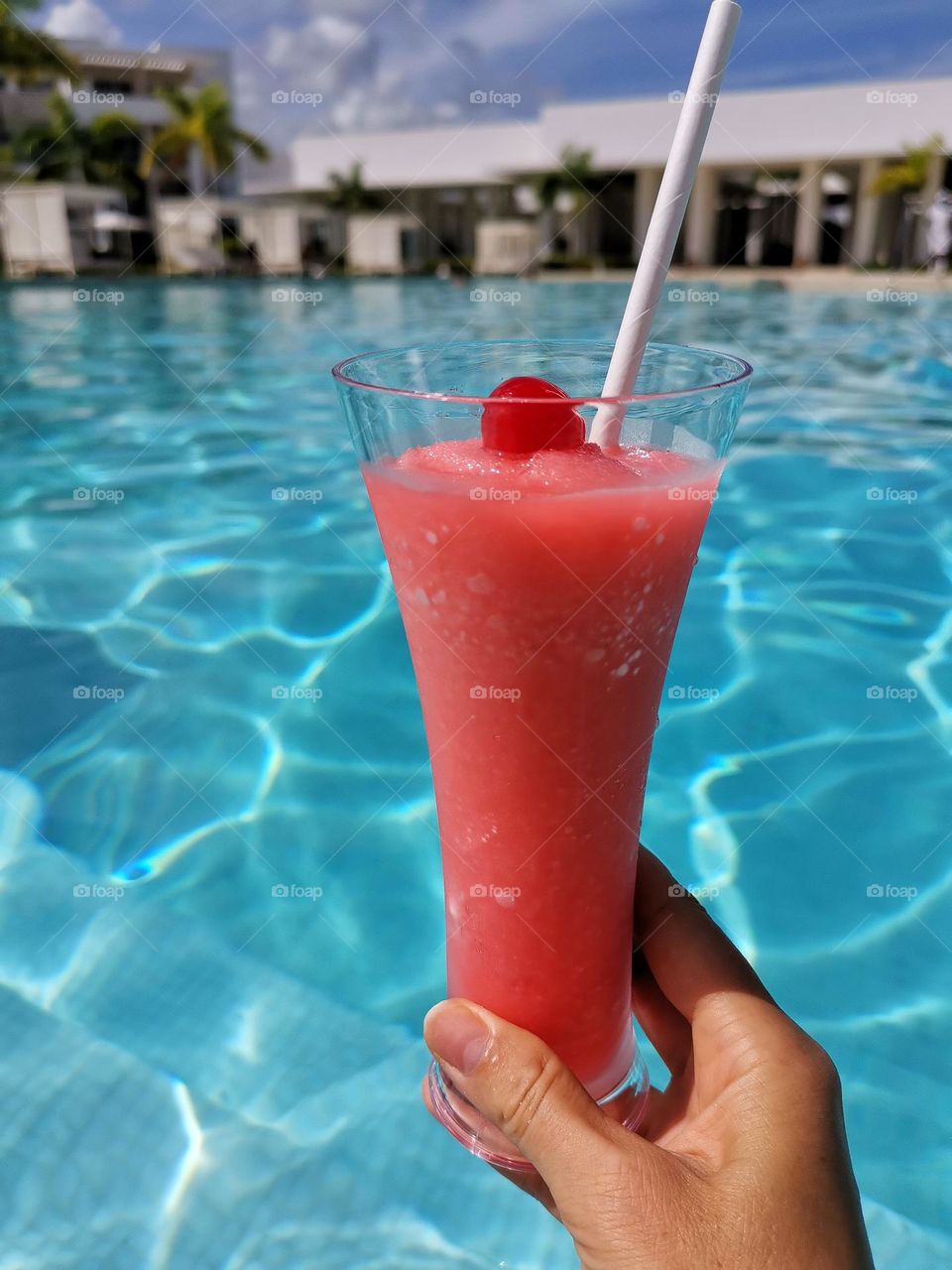 Summer treats. Refreshing and very delicious cocktail. Summer time, summer mood, summer day. Relax and enjoy every moment.