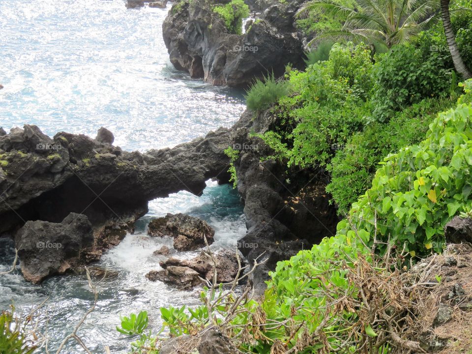 Hawaiian cliffs