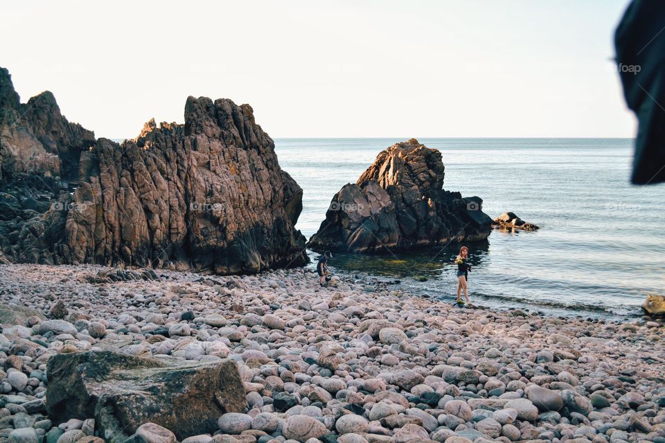 Seashore, Water, No Person, Beach, Sea