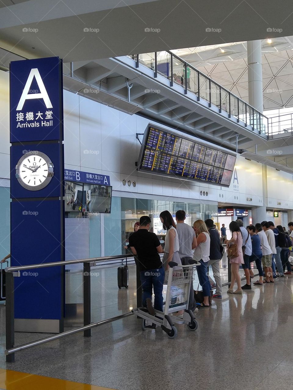 Waiting at airport