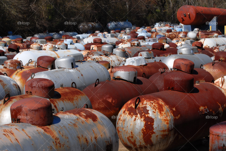 gas junk rusty tanks by lightanddrawing