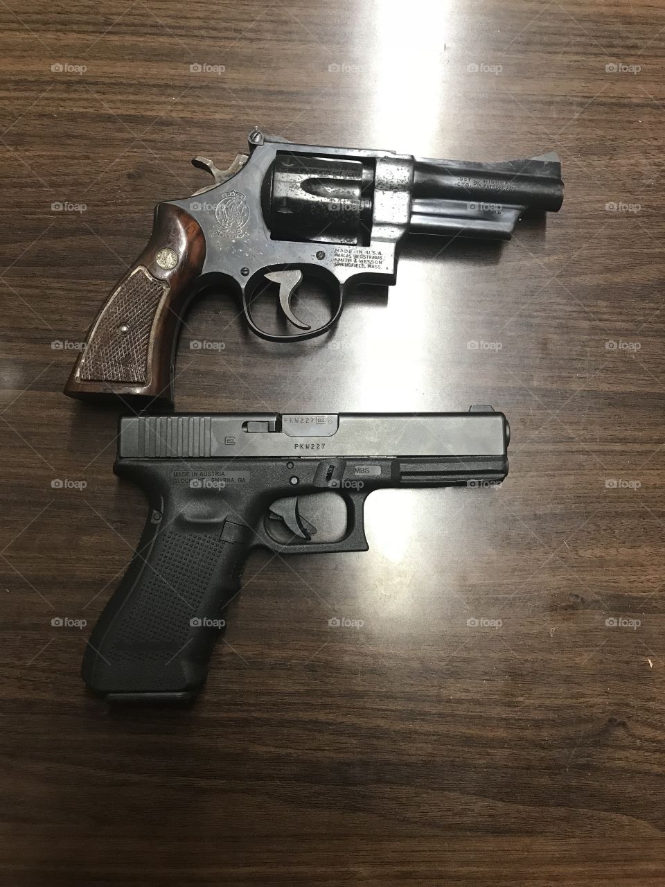357 Smith and Wesson and Glock 17