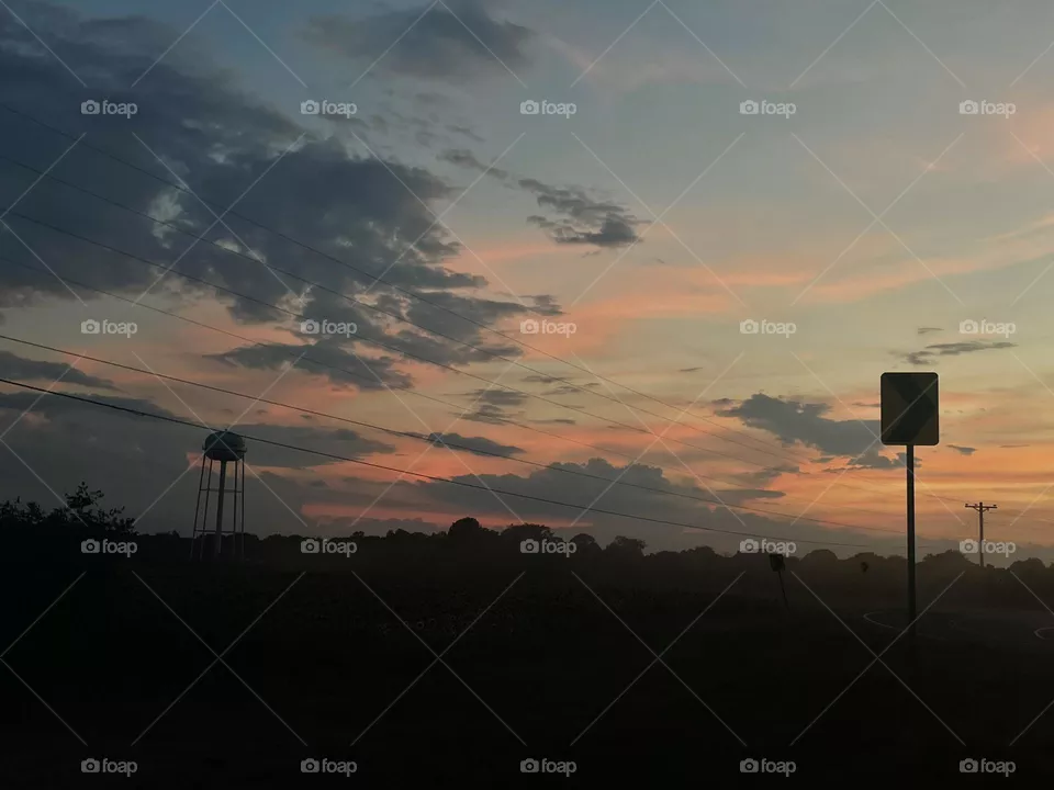 Summer sunset