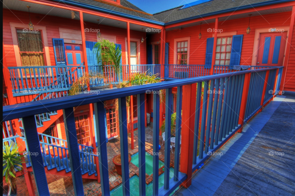 hotel hdr balcony exterior by lightanddrawing