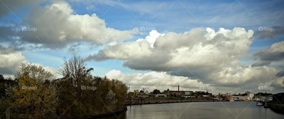 clouds are moving across the country