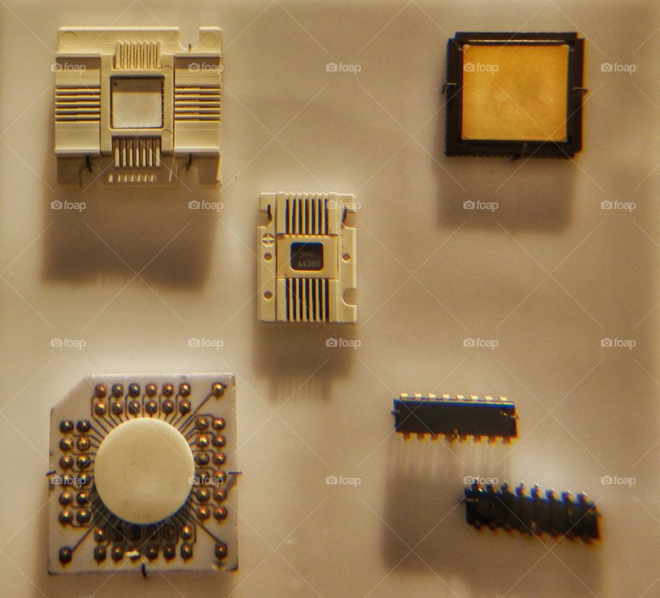 Computer Chips. Integrated Circuitry
